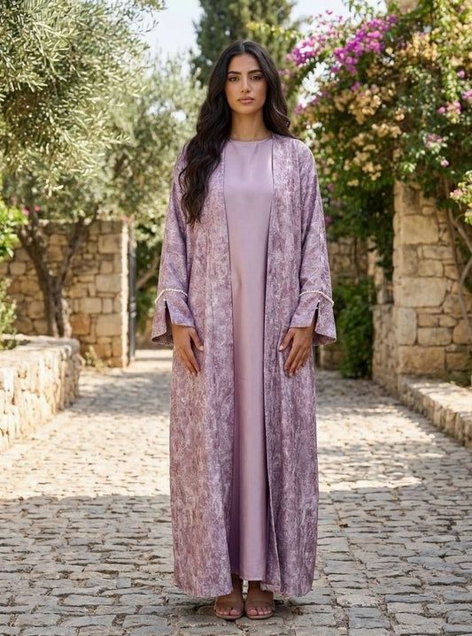 Rose Elegance Abaya
