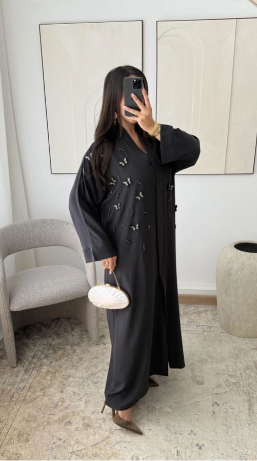 Black Orchid Abaya