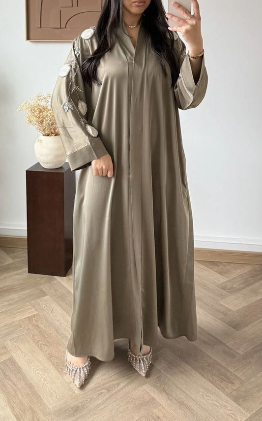 Olive Pearl Abaya
