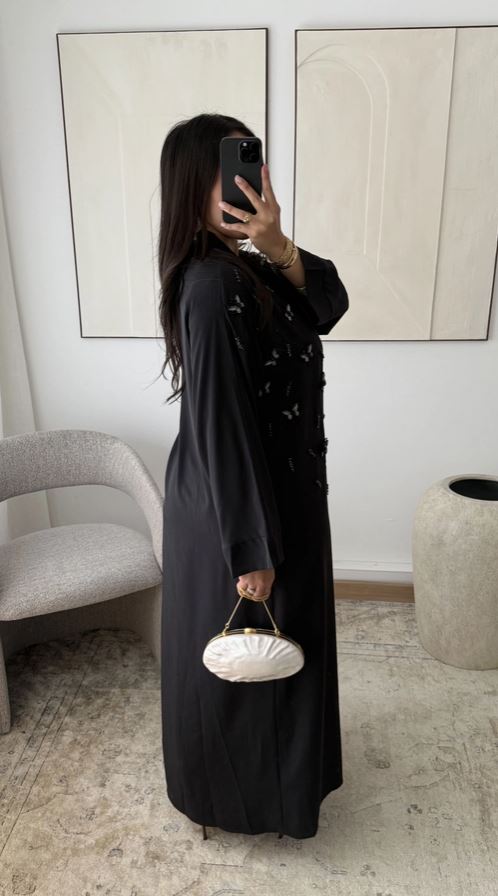 Black Orchid Abaya
